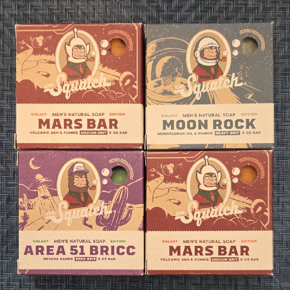 Dr. Squatch Galaxy Soap Set